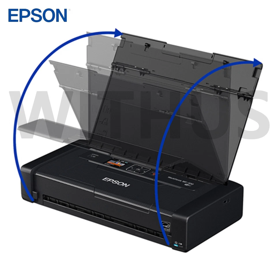 EPSON WorkForce WF-100 Ultra-Compact Color Mobile Printer 100-240V - Tracking - Image 4 of 4