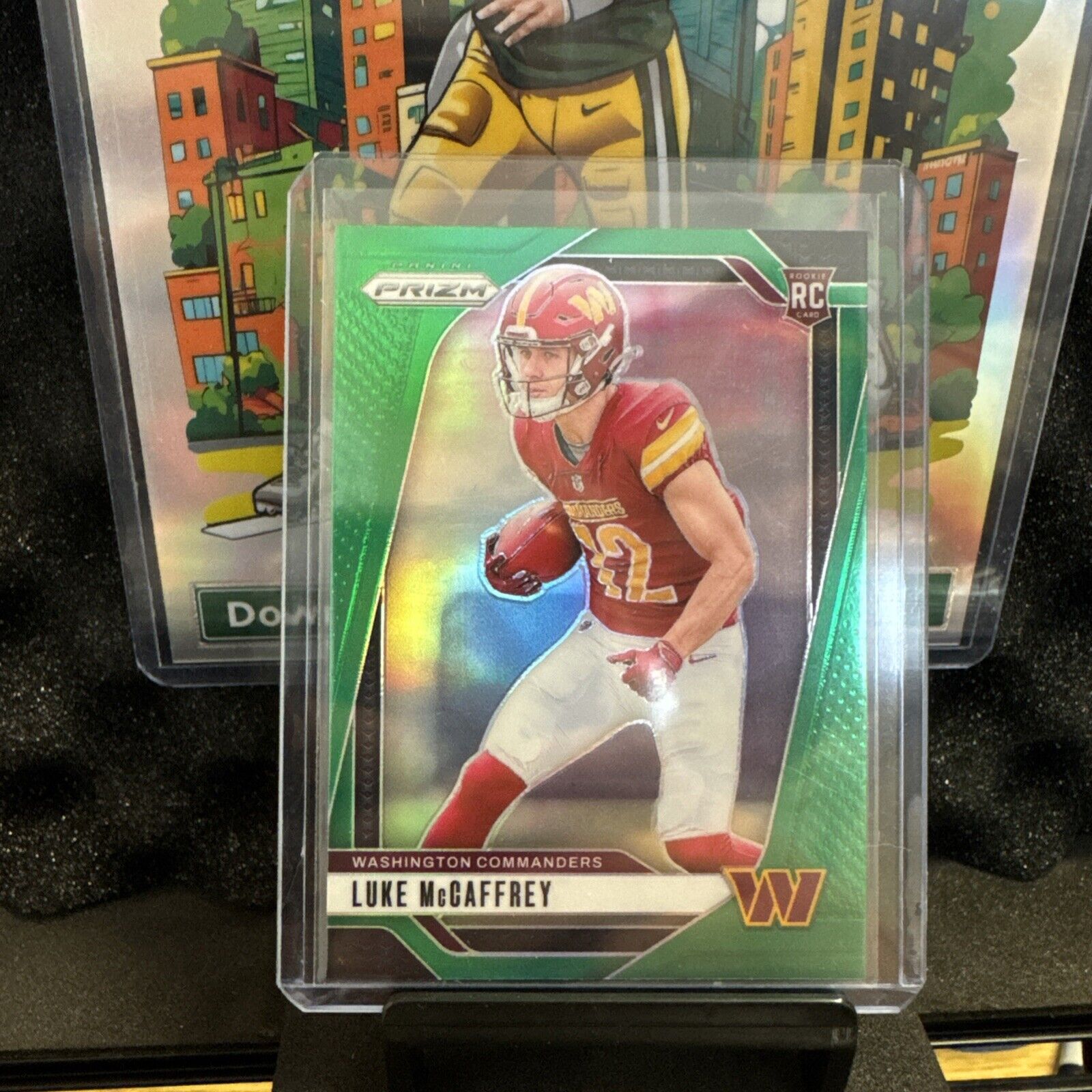 2024 Panini Prizm #367 Green Prizm Rookie RC Luke McCaffrey