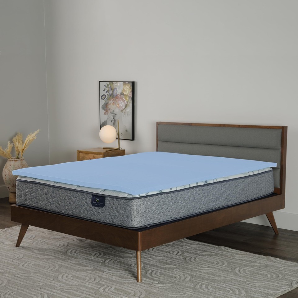 Comfort Cool Memory Foam Mattress Topper, 1.5 Inch, California King eBay
