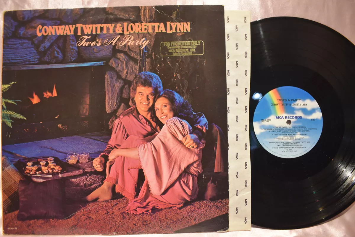 Conway Twitty & Loretta Lynn Two's a Party LP PROMO | eBay