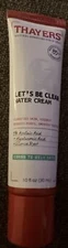 THAYERS Let's Be Clear Water Cream  Combination Oily Skin 1oz 30 ML Travel Size