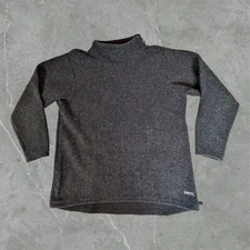 Vintage Kerrits Toklat Sweater Women XL Equestrian Horse Fleece Zip USA Black