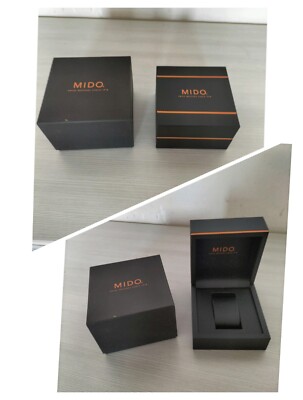 MIDO RARE WATCH BOX UHRENBOX CHRONOGRAPH COMMANDER + OUTERBOX