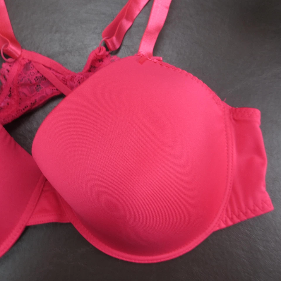 Бюстгальтер Delta Burke 42D красный с подкладкой на косточках регулируемая застежка сзади - Изображение 4 из 4