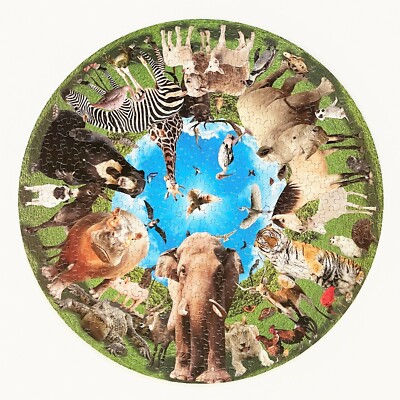 Round Table ANIMAL ARENA 500 Piece ROUND PUZZLE - 19
