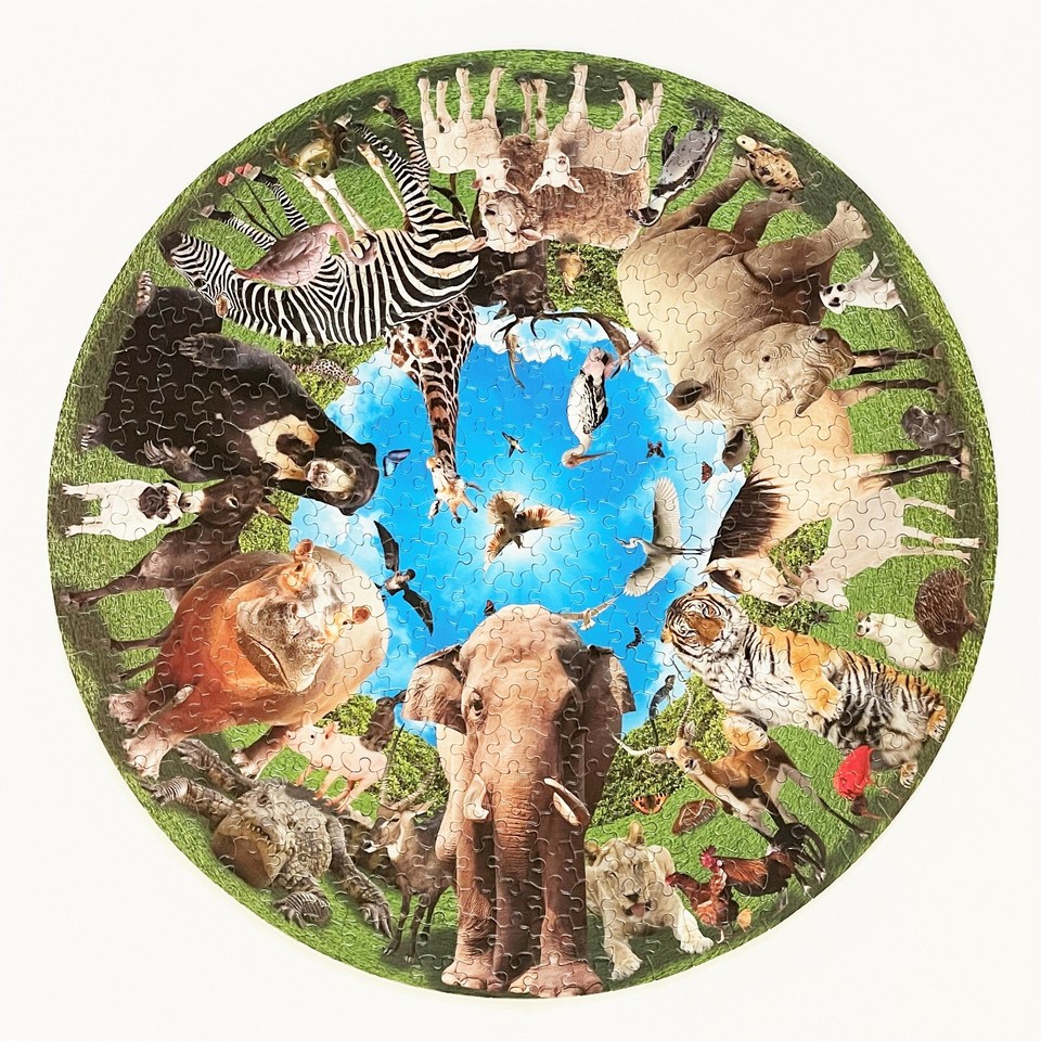 Round Table ANIMAL ARENA 500 Piece ROUND PUZZLE - 19