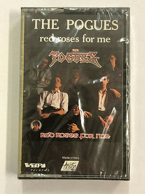 THE POGUES - RED ROSES FOR ME - MC MUSIKKASSETTE NEU UND VERSIEGELT
