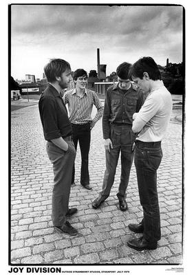 JOY DIVISION POSTER OUTSIDE STRAWBERRY STUDIOS STOCKPORT 1979 TRANSMISSION