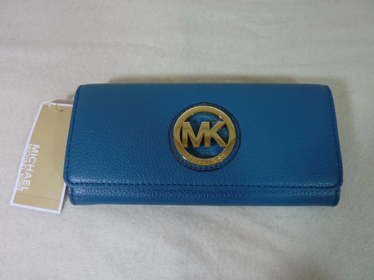 Michael kors turquoise wallet sale