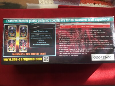 Dragon Ball Super CCG Card Game Draft Box 5 - Divine Multiverse SEALED |  eBay