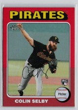 2024 Topps Heritage - Rookies #150 Colin Selby (RC) Pittsburgh Pirates 