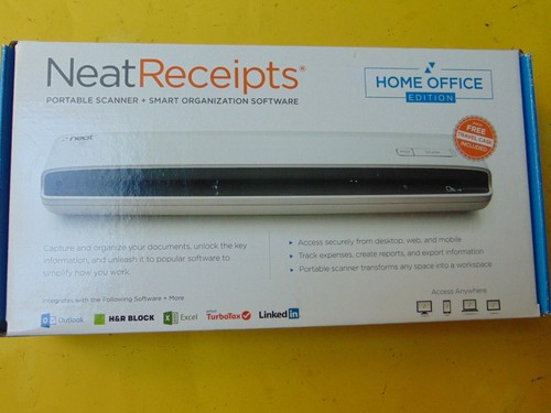 New Neat Receipts Mobile Scanner & The Smart Organization System w/ Travel Case - 第 1/16 張圖片