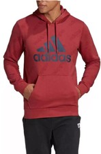 NEW Mens Adidas My Favorite Hoodie Legacy Red Sweatshirt MSRP $60 Sz Small