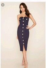 Rare LONDON Women's Anchor Button dress *Size Large* New with tags