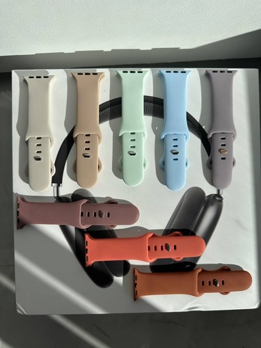 Bracelets Apple Watch neufs pour toutes séries 38 40 41 mm + couvercle en verre - Photo 2 sur 8