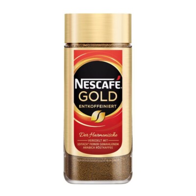 Original Nescafe Gold Decaffeinated Instant coffee 100g /3,5 Oz New from Germany