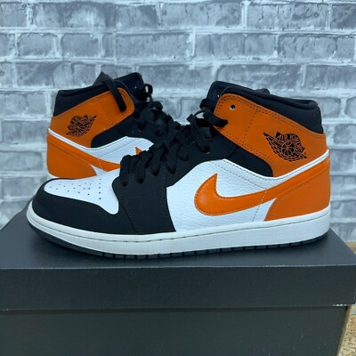 Nike Air Jordan 1 Mid Starfish Black Shattered Backboard 554724 