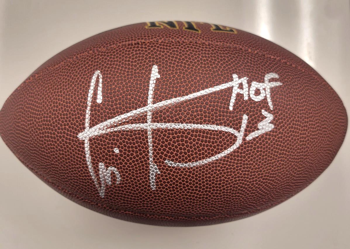Cris Carter Autographed Signed "HOF" Football Vikings Autograph ~ Beckett Beckett Holo 