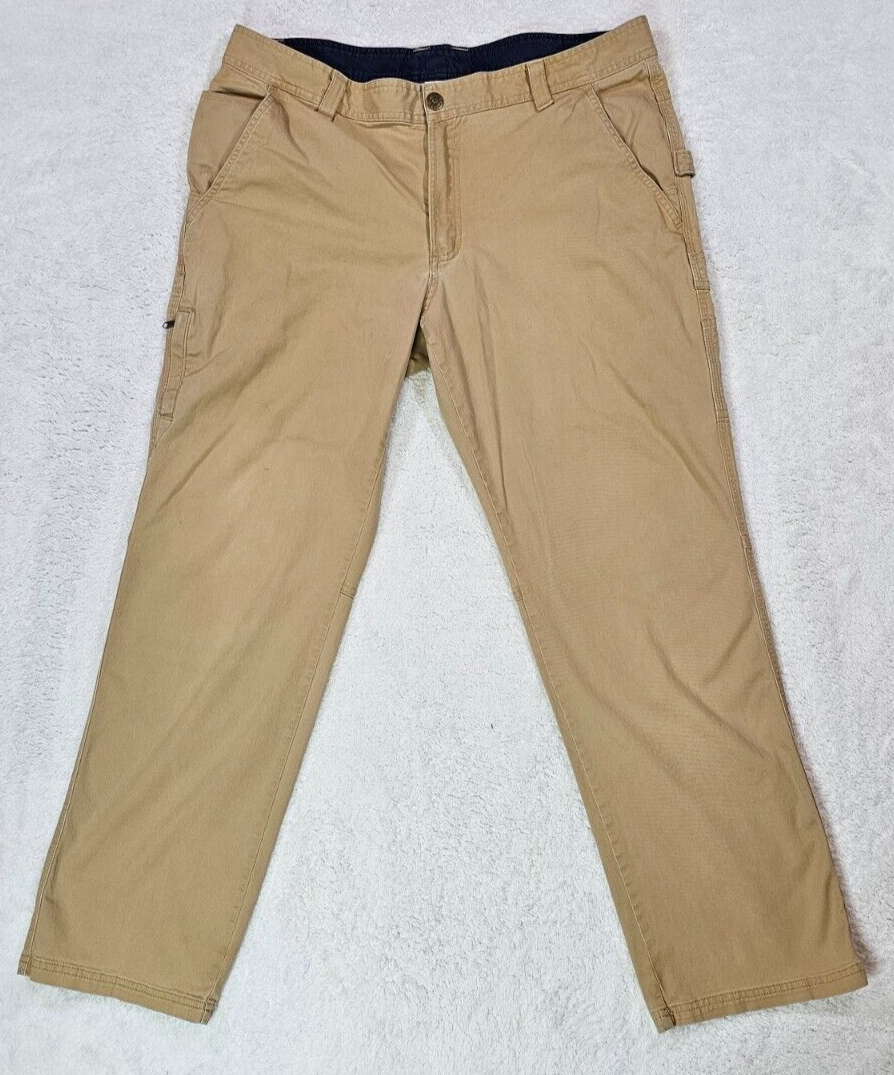 Columbia Tan Canvas Cargo Work Pants 38x32