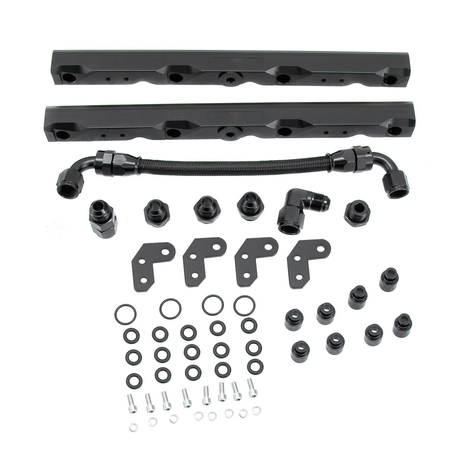Billet Aluminum Fuel Rail Kit For Chevy LS3 L92 L96 L99 6.0L 6.2L