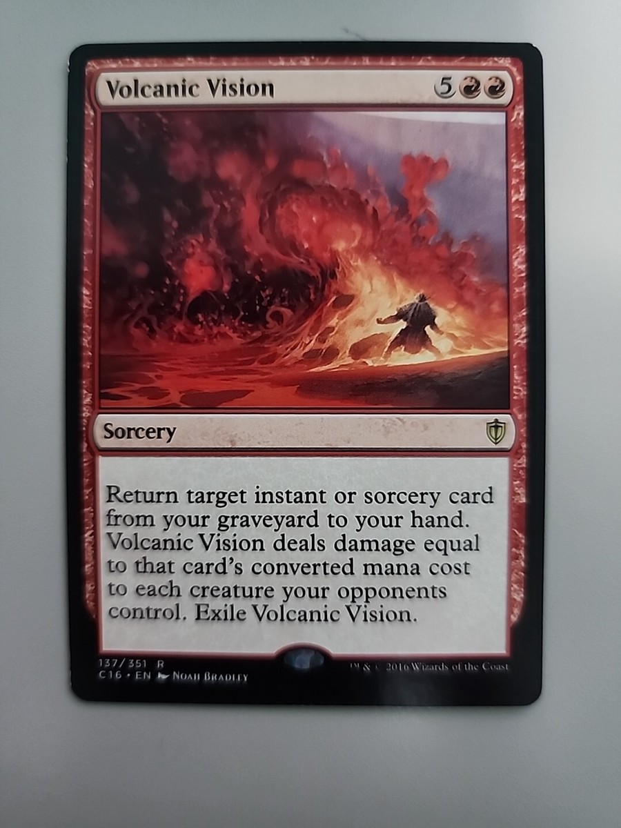 MTG Volcanic Vision Commander 2016 137/351 Regular Rare | eBay