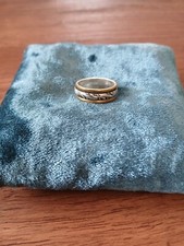 925 Sterling Silver Meditation Fidget Spinner Ring Size 5.5