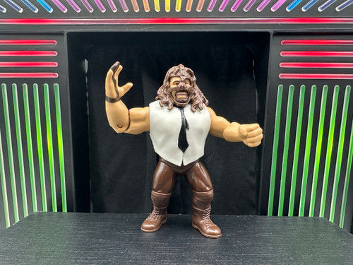 wwf hasbro  wwe mattel retros  series 2 mankind ak...