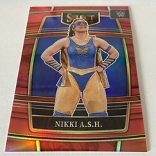 2022 Panini Select WWE Nikki A.S.H Concourse Level Red Prizm /249 #54 KK