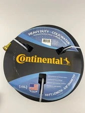 Continental 20582671 Heavy Duty Premium Rubber Hose 5/8" x 50 ft, 130 psi,Black