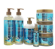 Mielle RX Hawaiian Ginger Moisturizing Curly Hair Set Full Collection - 7 pcs