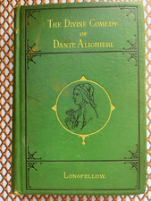 antique 1867 The Divine Comedy Dante Alighieri Henry Wadsworth Longfellow 1876