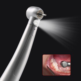 Dental LED E-generator Handpiece High Speed fit KAV / 4 Hole Coupler Swivel nes