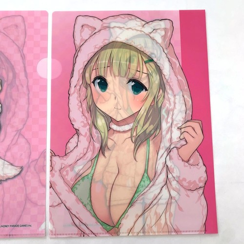 Set Pigiama Animali Senran Kagura YOMI Taglia A4 File Trasparente Cancelleria Anime - Foto 4 di 8
