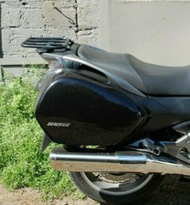 HONDA NT 700 V NT700 PORTAEQUIPAJES TRASERO NEGRO ACCESORIOS MOTO MOTO MOTO MOTOCICLISTA REGALO
