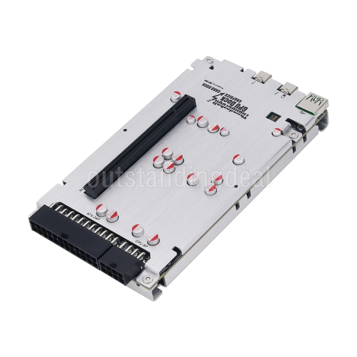 TH3P4G3 Mini External GPU Dock + ATX Power Supply Case for Laptop