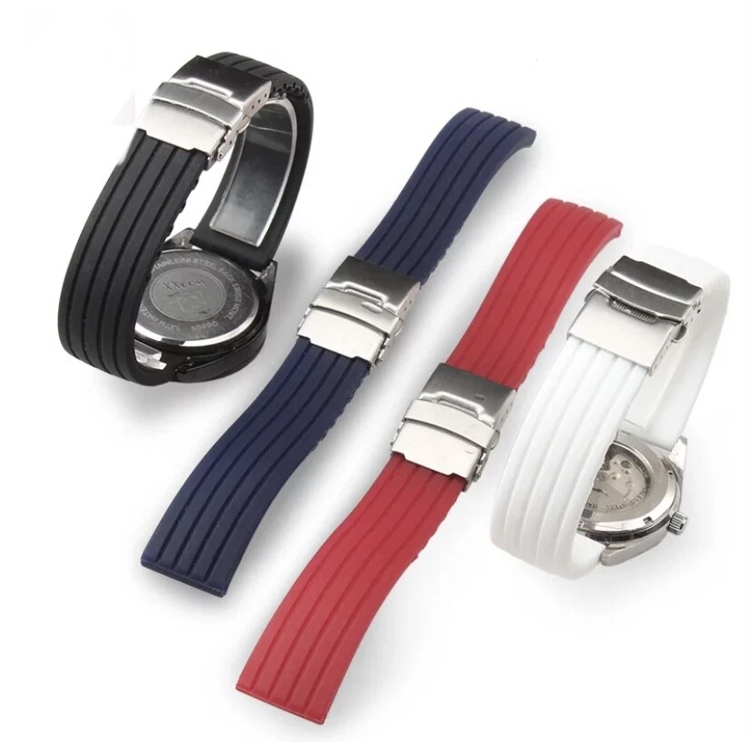 Silicone Bracciale Per Samsung Huawei Amazfit Watch 22mm ✅ Cinturino Alluminio - Immagine 2 di 4