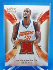 2008-09 NBA Fleer Hot Prospects Hot Materials Emeka Okafor #HM-EO Bobcats