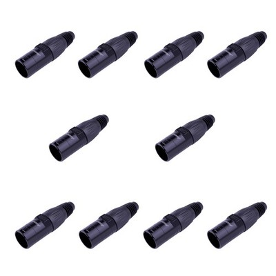BESCOOS Toronce RJ45 Ethercon Cable Mount NE8MX Connector（10 10 Pack, Black