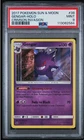 2017 POKEMON SUN & MOON CRIMSON INVASION GENGAR HOLO 38/111 PSA 9