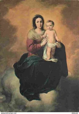 Carte Postale - Art - Peinture Religieuse - Bartolome Esteban Murillo - La Madon - Photo 1/2