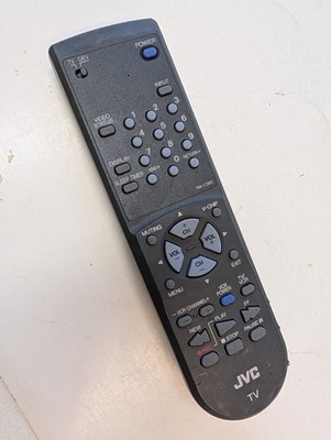 JVC RM-C380 Remote Control for TV VCR Black Original Infrared