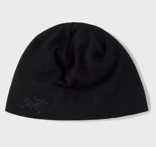 NWT Arc’teryx Leaf Black Cold WX AR WOOL Beanie Skull Cap One Size