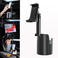 2 in1 360  Universal Car Cup Holder Cradle for Cell Phone Drink Organizer Mount