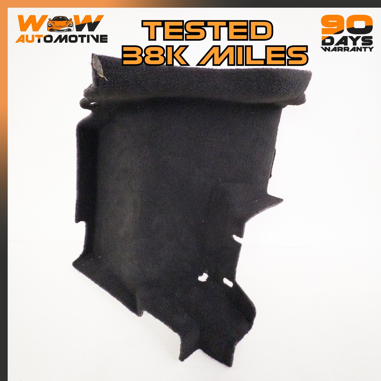 06-16 ASTON MARTIN V8 VANTAGE REAR LEFT TRUNK QUARTER PANEL TRIM COVER OEM