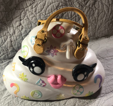 Poopsie Slime Surprise Pooey Puitton Purse Kit White Smiley Bag EMPTY Case Only