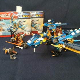 LEGO Ninjago 70602 Jay's Elemental Dragon Incomplete Instructions 15x11x2in Size