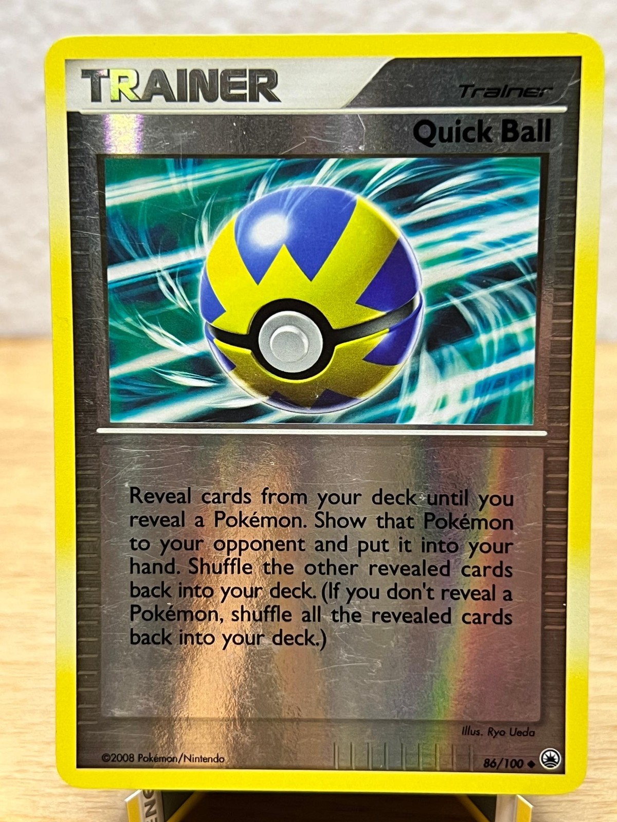Majestic Dawn Quick Ball 86/100 Uncommon Pokemon Reverse Holo LP