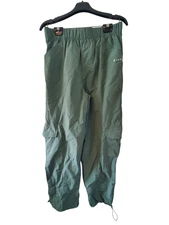 Wilo the Label windbreaker pants womens Small Anthropoloqie green cargo nylon