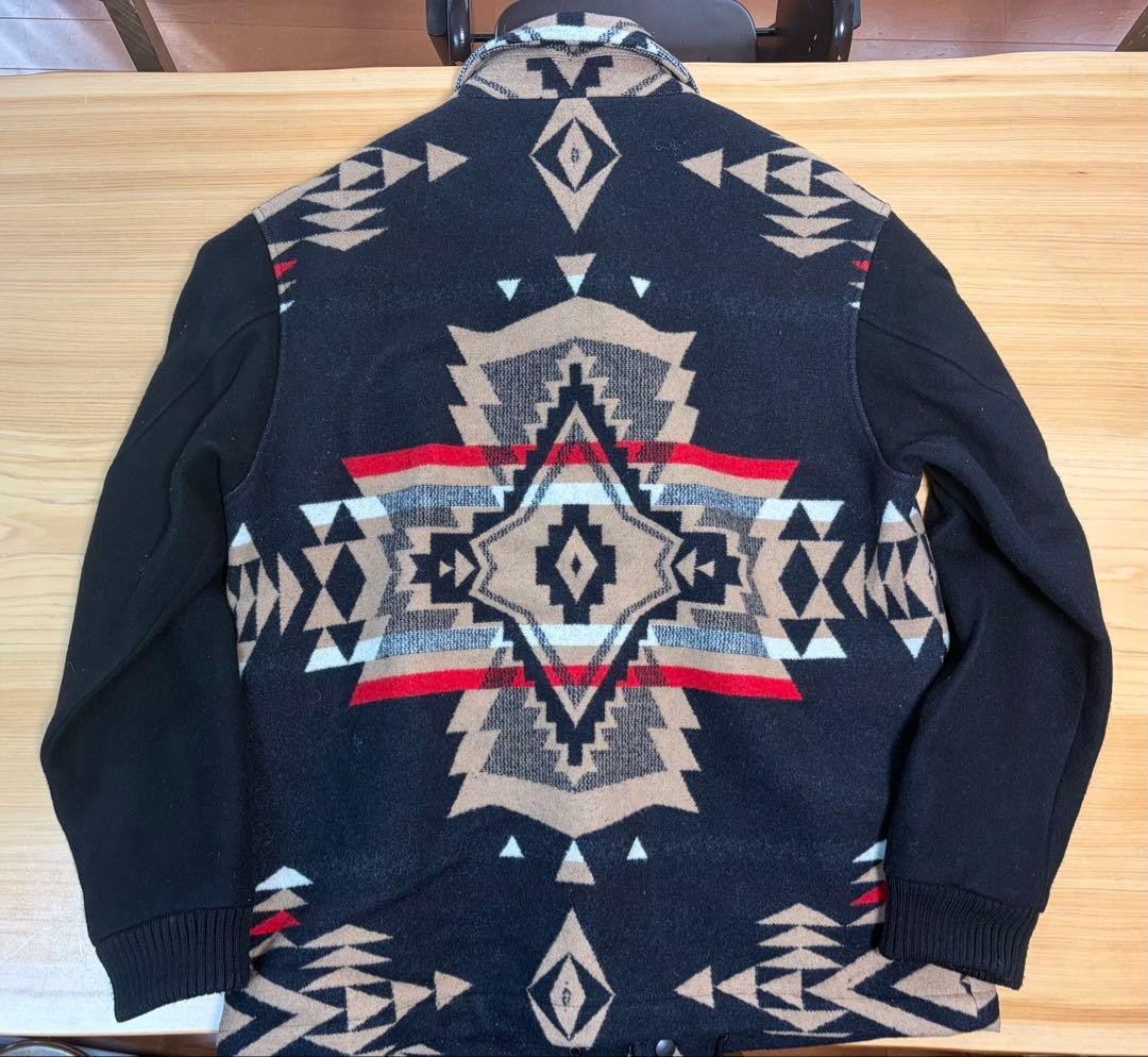 Pendleton Wool Jacket Native Pattern L Made in US… - image 2