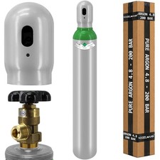 Gasflasche 10 Liter Argon 200bar voll 4.8 Schutzgas Schwei&szlig;gas TIG WIG fabrikneu